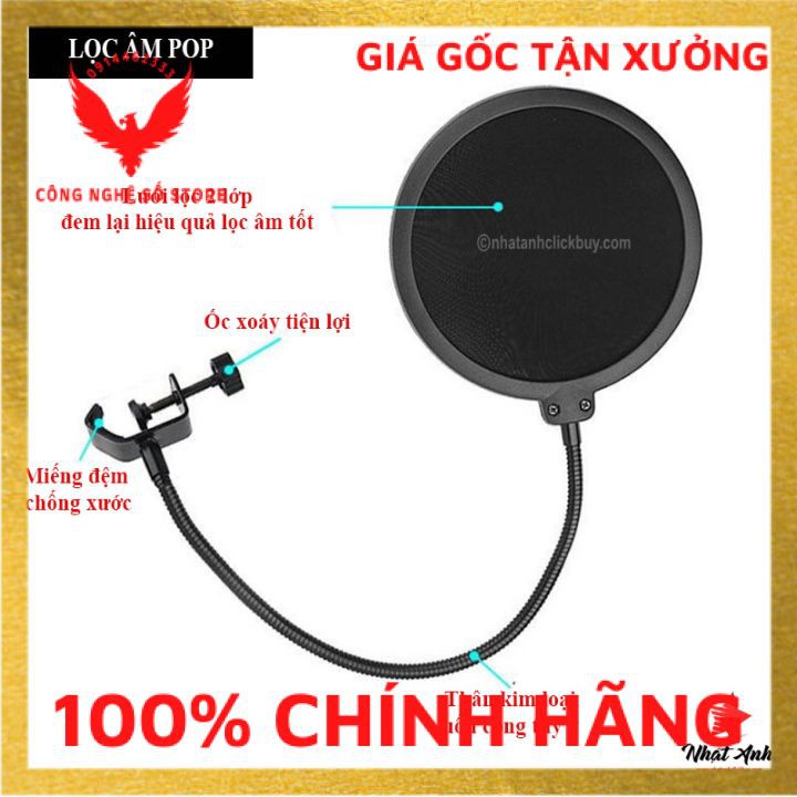 [Mã ELHACE giảm 4% đơn 300K] (Hàng có sẵn) Màng lọc âm thanh cho mic thu âm