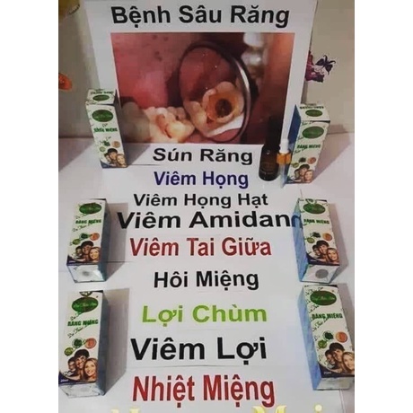 Tinh dầu răng miệng Dạ Thảo Liên sâu răng hôi miệng