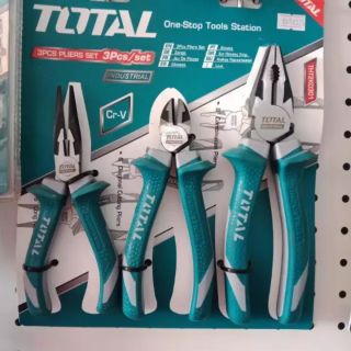 Bộ 3 kềm răng ,cắt và nhọn total THT2K0301
