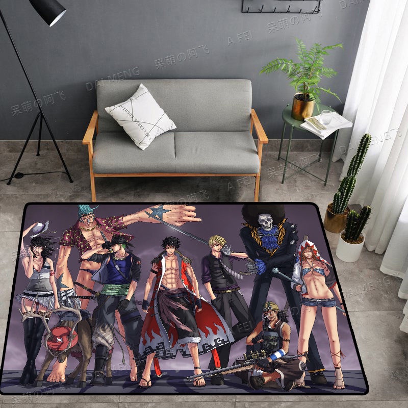 Thảm Lót Sàn Họa Tiết Hoạt Hình One Piece Độc Đáo