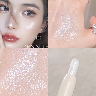Phấn mắt dạng thỏi chống thấm nước màu trắng ánh ngọc trai lấp lánh