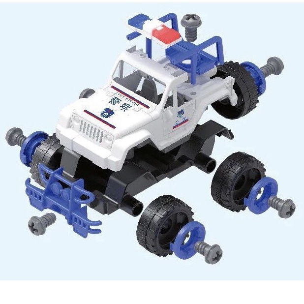 Đồ Chơi Lắp Ghép Xe Cảnh Sát  Bộ Đồ Chơi Thông Minh Giúp Trẻ Tư Duy Sáng Tạo Phát Triển Trí Tuệ  Sóc_toyst