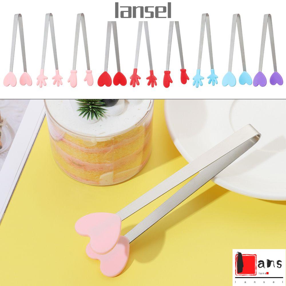 Kẹp gắp thực phẩm bằng silicone mini chống trượt tiện dụng cho nhà bếp