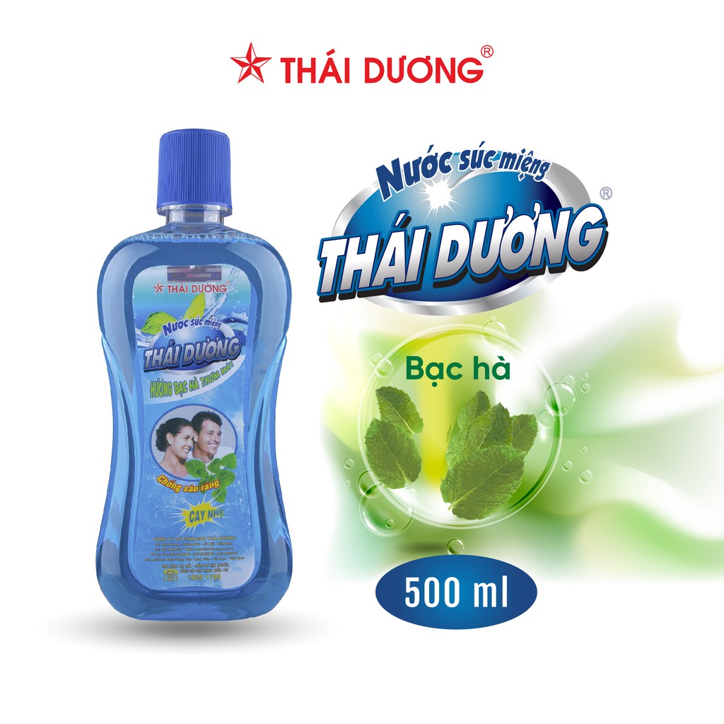 Nước súc miệng Bạc hà Thái Dương 500ml