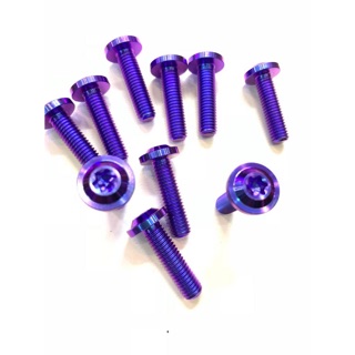 Ốc titan gr5 8li30 đầu dù gắn pass heo, cảng sau Sh vn, sh 300i và những dòng xe khác