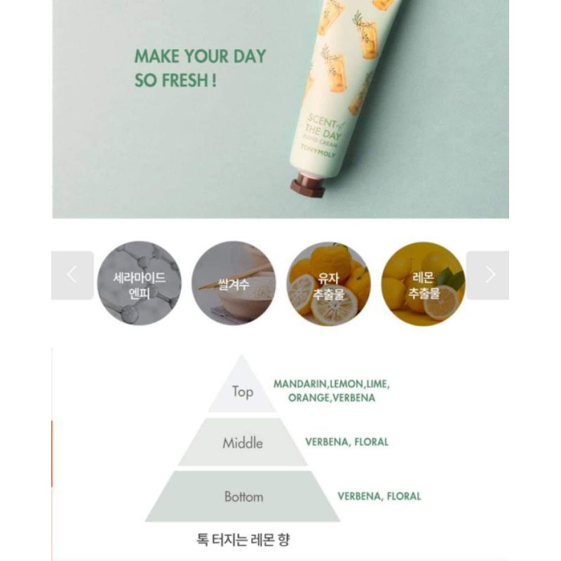 Kem tay Scent The day