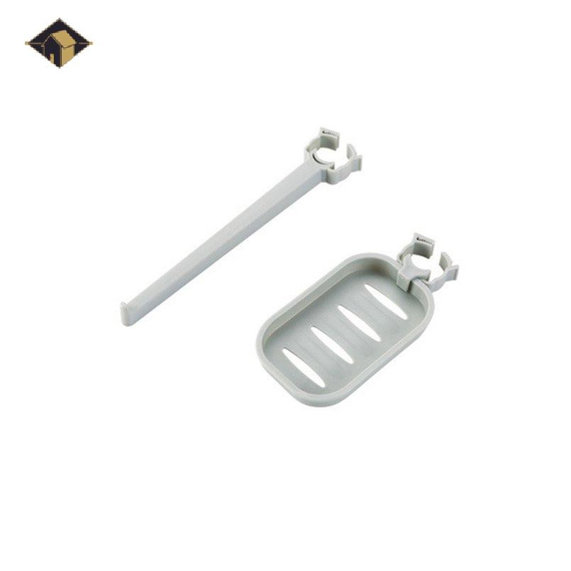 Giá treo khăn kẹp vòi nước bồn rửa tay thiết kế nhẹ màu xanh