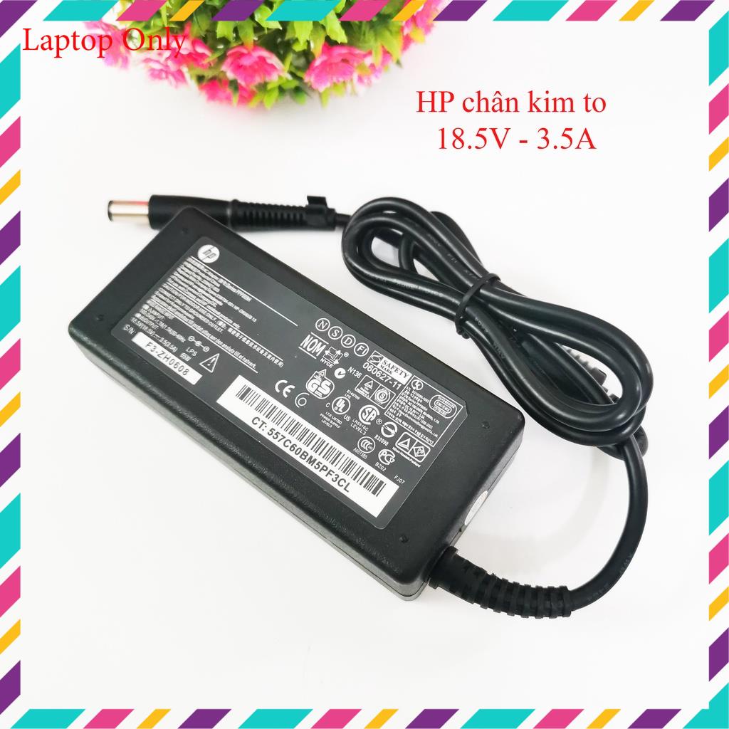 Sạc Laptop HP Chính hãng chân kim to/nhỏ 18.5V-3.5A / 19V-4.7A / 19.5V-3.33A Adapter HP | BigBuy360 - bigbuy360.vn