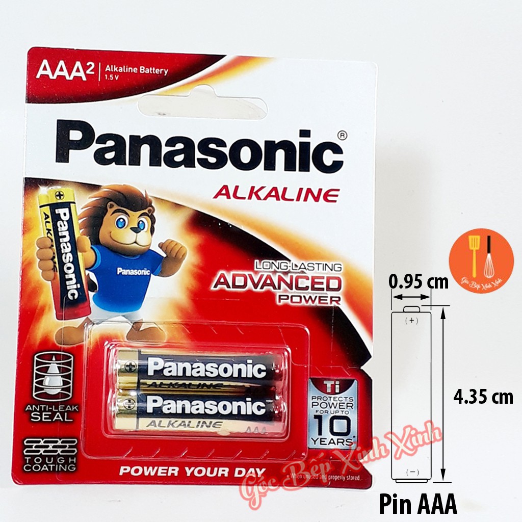 Pin AAA (pin 3A) Panasonic 1.5V (1 cặp )