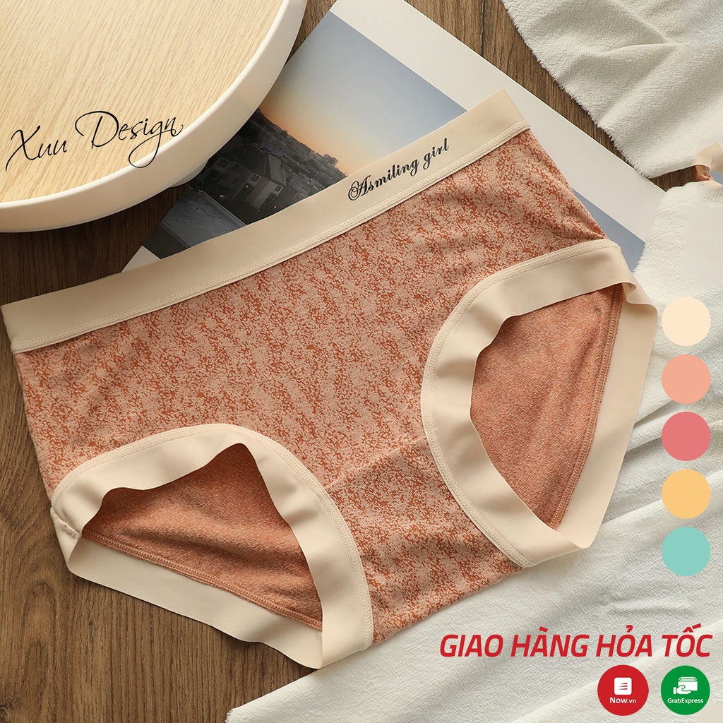 Quần lót nữ cao cấp Xuu chất liệu Cotton phối su lạnh QC54