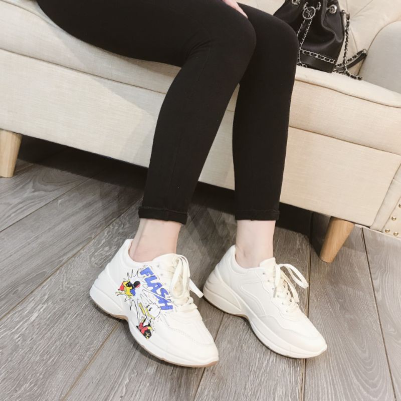 T(ẢNH THẬT) Giày Thể Thao 5p Vịt Đế Nhẹ Êm No Box