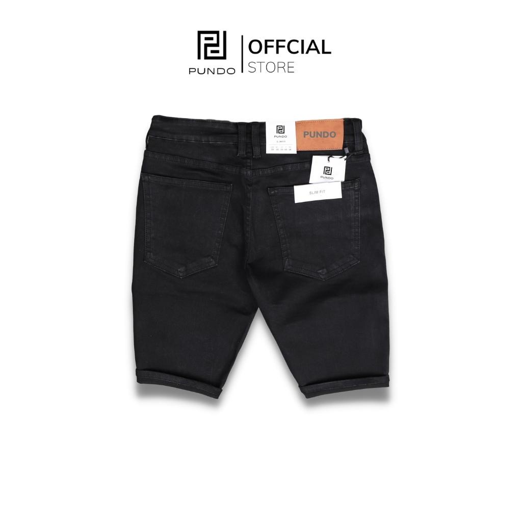 Quần short jean nam ,2 màu basic đơn giãn , chất kaki cao cấp dễ phối PUNDO QSPD14