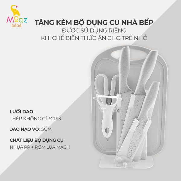 Máy xay thịt, máy xay đa năng moaz bebe MB032