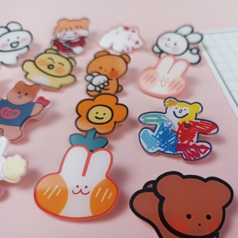 Sticker phụ kiện trang trí pin cài áo túi xách balo LOT STORE ( 1 CÁI STIKER ) STK