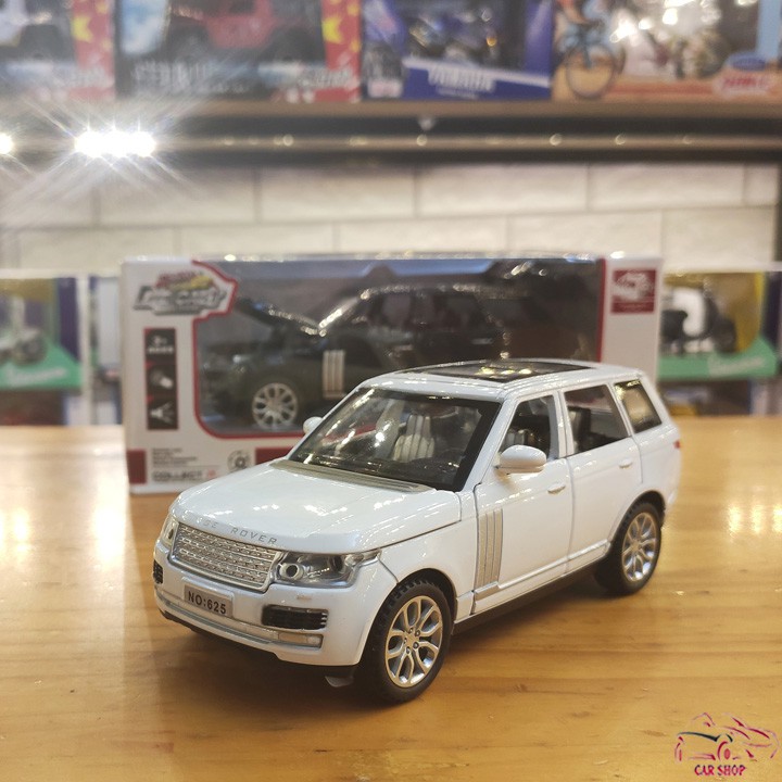 Mô hình hợp kim siêu xe Range Rover tỉ lệ 1:32 màu trắng