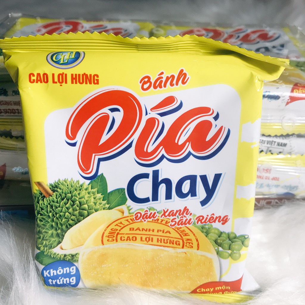Bánh Pía Chay Cao Lợi Hưng không trứng đặc sản Sóc Trăng món ăn vặt giá rẻ quà biếu sang trọng tinh tế cho Bố Mẹ_70g/cái