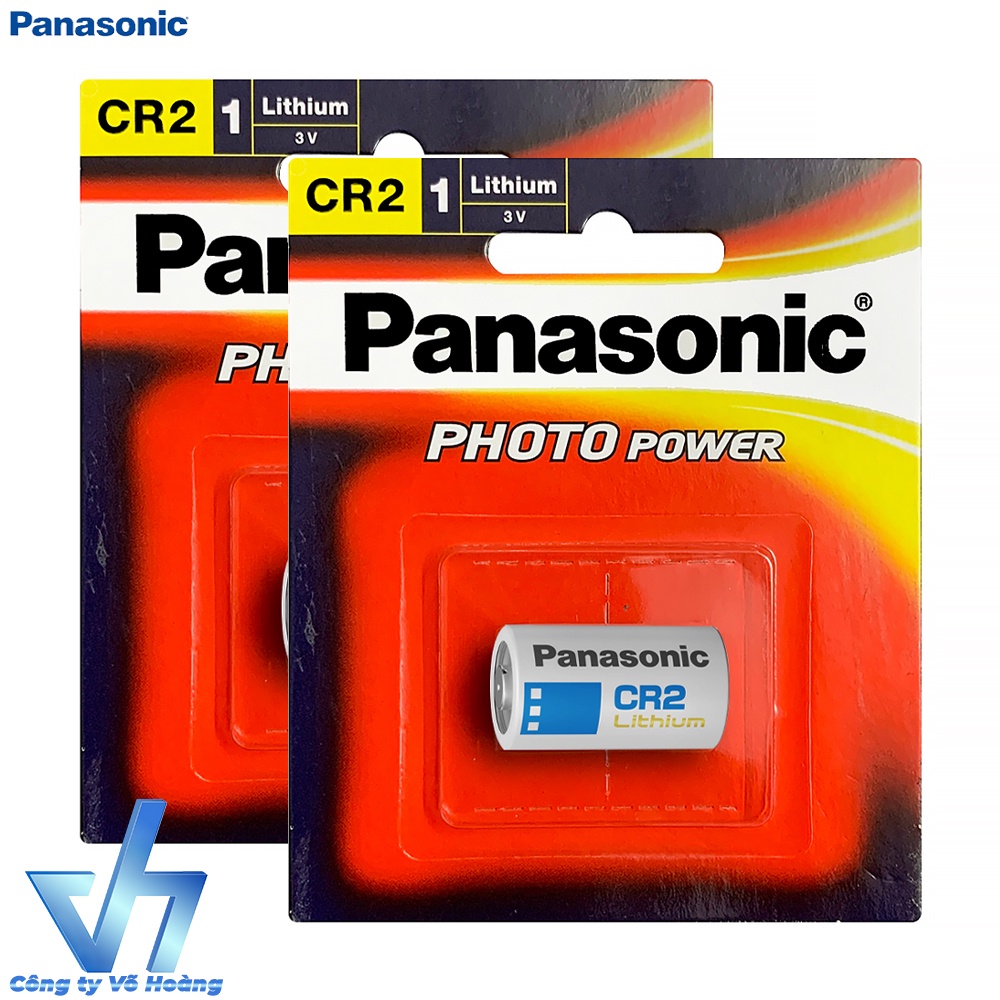 Bộ 2 Pin Panasonic CR2 / CR-2W Lithium 3V cho máy ảnh