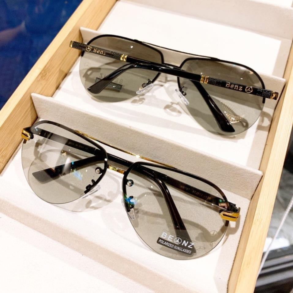 Mắt kính mát nam đổi màu dùng cả ngày và đêm tròng Polaroid chống tia UV - Kính mát nam đổi màu cao cấp BDMER767 | BigBuy360 - bigbuy360.vn