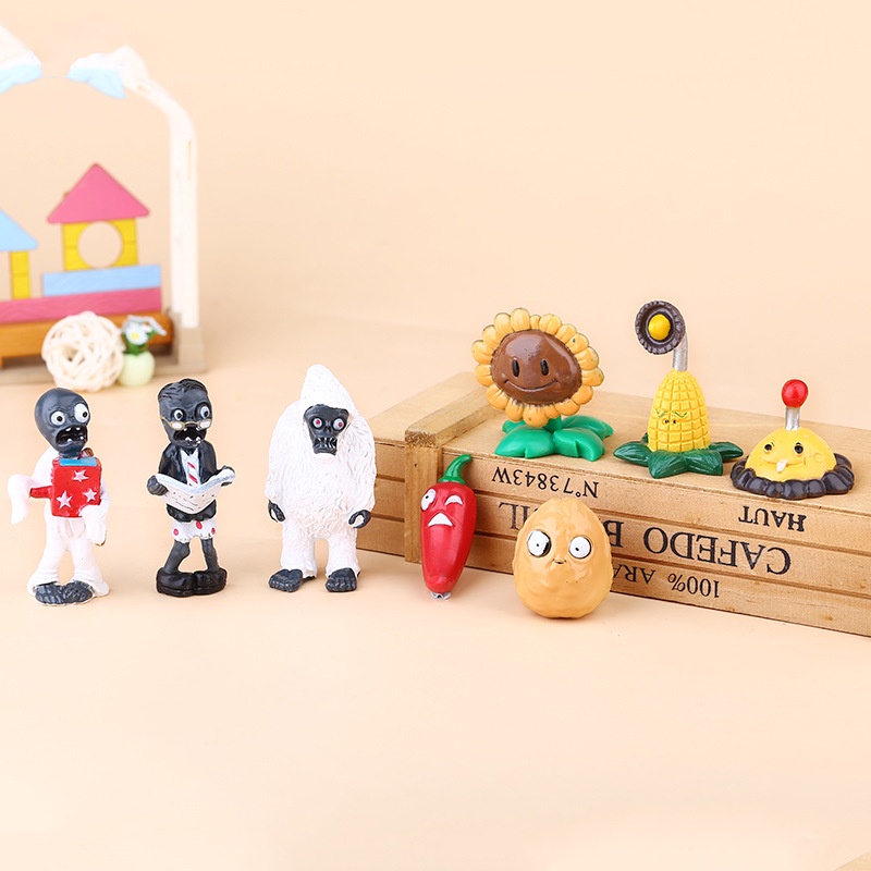 1 Mô Hình Đồ Chơi Plants Vs Zombies PVZ Bằng PVC Trang Trí Tiệc Tùng