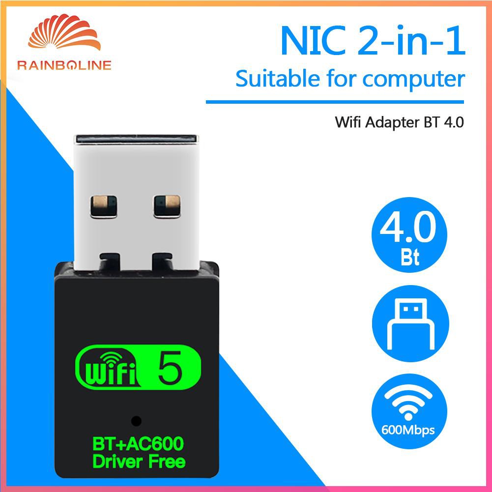 Usb Thu Tín Hiệu Thẻ Mạng Wifi Bluetooth Không Dây 600m 2.4 / 5.8ghz | BigBuy360 - bigbuy360.vn