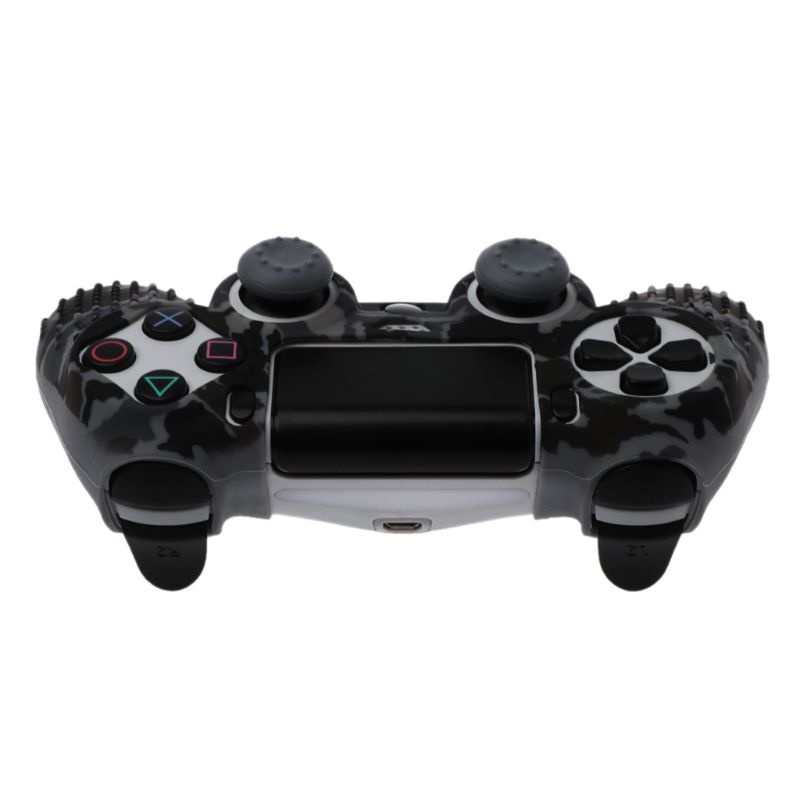 Vỏ Bảo Vệ Tay Cầm Điều Khiển Chơi Game Họa Tiết Rằn Ri Kèm 2 Nắp Đậy