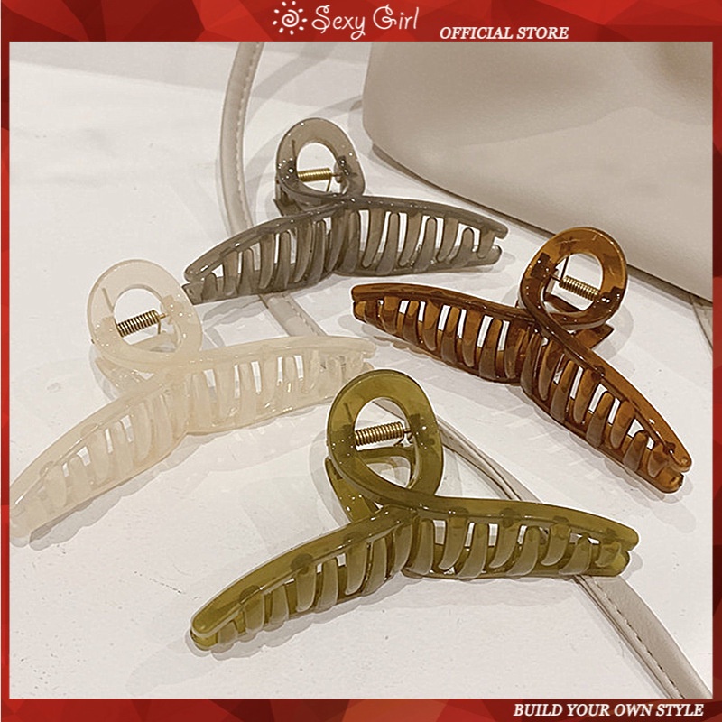 Kẹp Tóc Dạng Kẹp Cỡ Lớn Đơn Giản Thời Trang Hàn Quốc