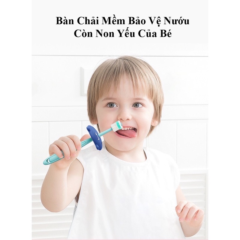 Bàn chải KUB Nano siêm mềm xoay 360 độ