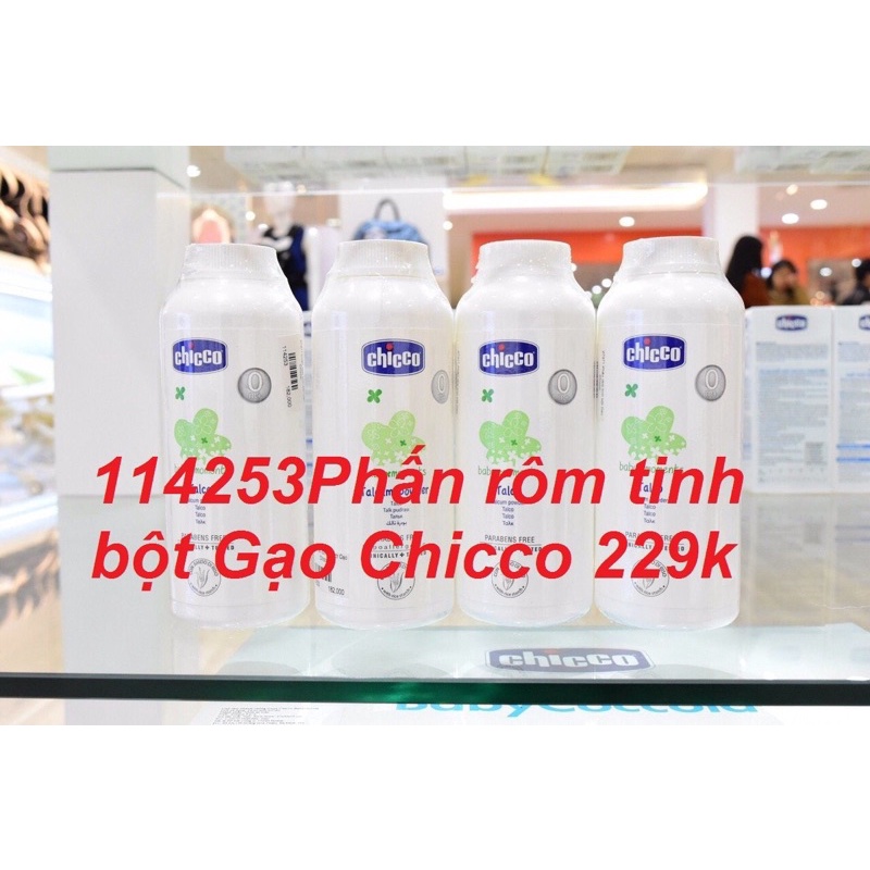 Chicco - Phấn rôm tinh bột gạo dành cho bé CC114253