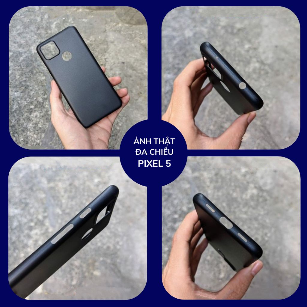 Ốp lưng pixel 5 dẻo nhựa siêu mỏng giấy chống bám vân tay bảo vệ camera phụ kiện điện thoại huỳnh tân store