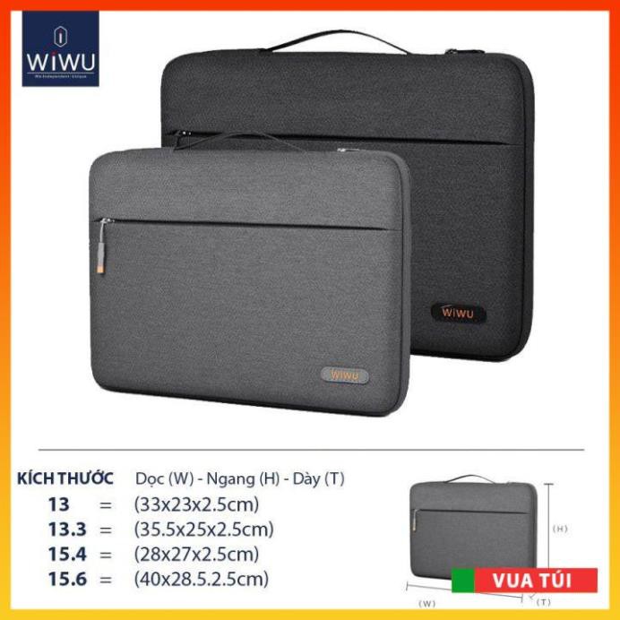 [Ảnh Thật + Video] Túi Chống Sốc Laptop, Macbook 13/14/15.6 inch - WiWU Pilot Sleeve - Có Quai Xách