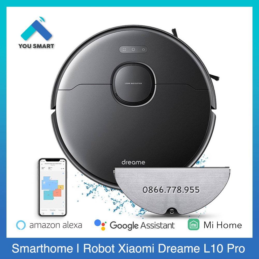 [Hoả Tốc HN] Robot hút bụi Xiaomi Dreame L10 Pro Chính Hãng - Bản Quốc tế - Bảo Hành 12 Tháng