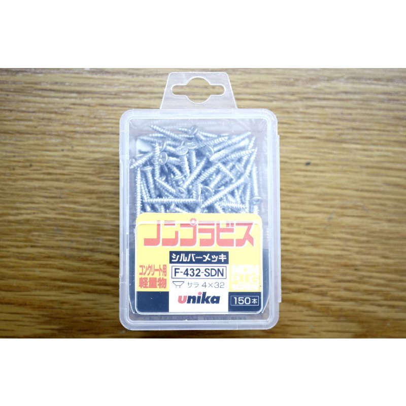 DMTT Hộp Vít 4mm UNIKA  Bắt Tường & Betong Không Cần Tắc Kê Mã F