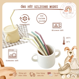 𝐁𝐋𝐔𝐄𝐌𝐀𝐌𝐀 Ống Hút Silicone Platinum An Toàn Cho Bé