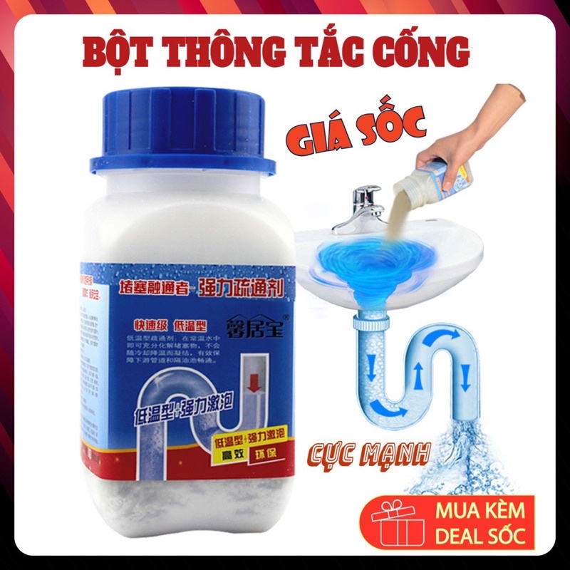 Bột Thông Tắc Cống YUHAO Cực Mạnh - Thông Tắc Cống, Đường Ống, Bồn Cầu, Bồn Rửa....