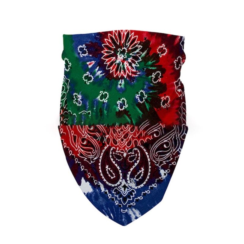 Khăn Trùm Đầu Dạng Xoắn In Họa Tiết Hoa Nhiều Màu Sắc Phong Cách Hip Hop