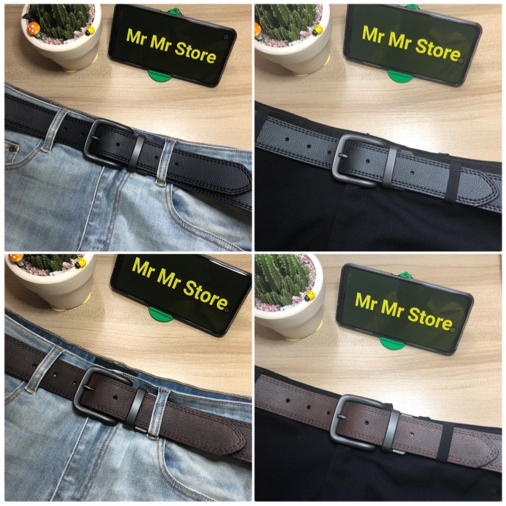 Nịt nam da LEVIS xoay 2 mặt cao cấp hàng xuất dư NN01