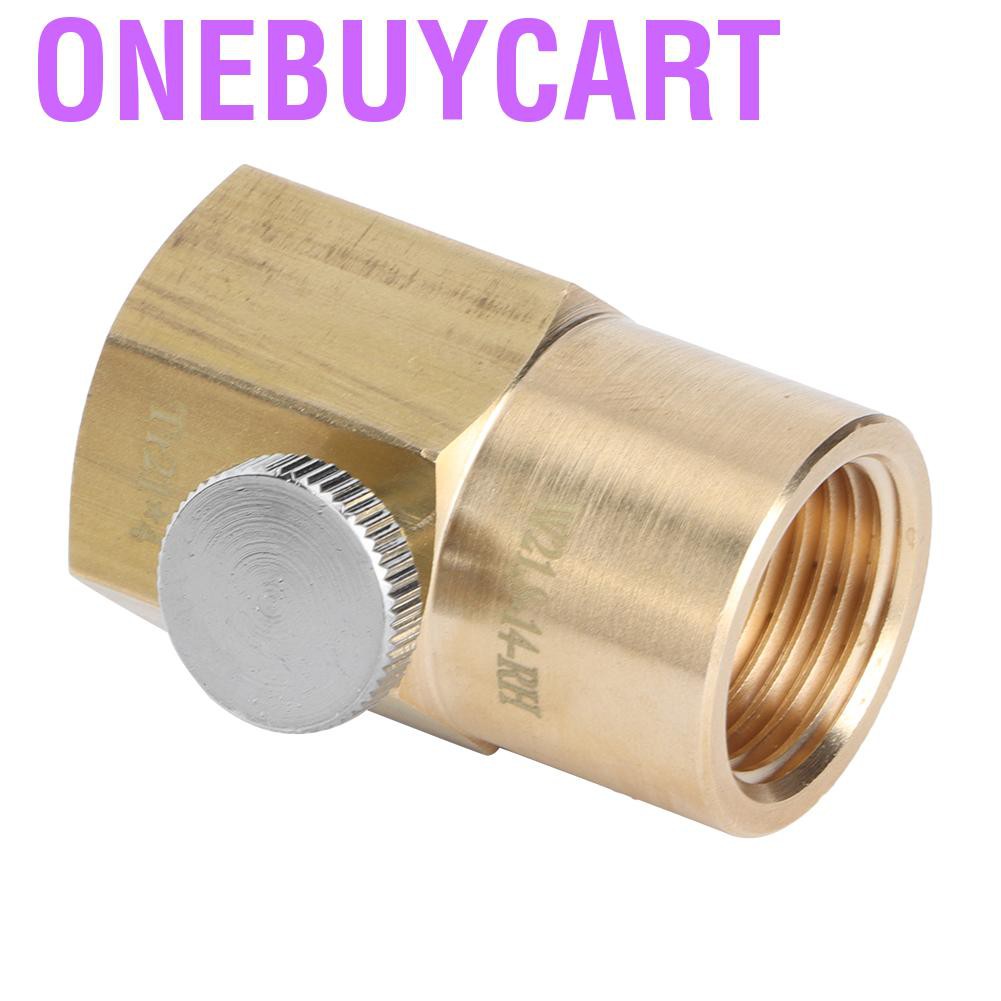 Onebuycart CO2 Cylinder Refill Adapter Tr21x4 To W21.8-14-RH Soda Water Filling