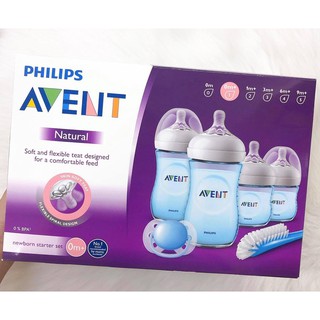 SET 4 Bình Sữa Avent Natural 125ml - 260ml