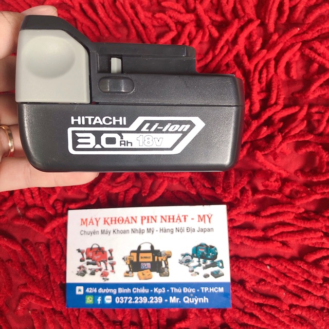 Pin đóng mới hitachi 18v 3A