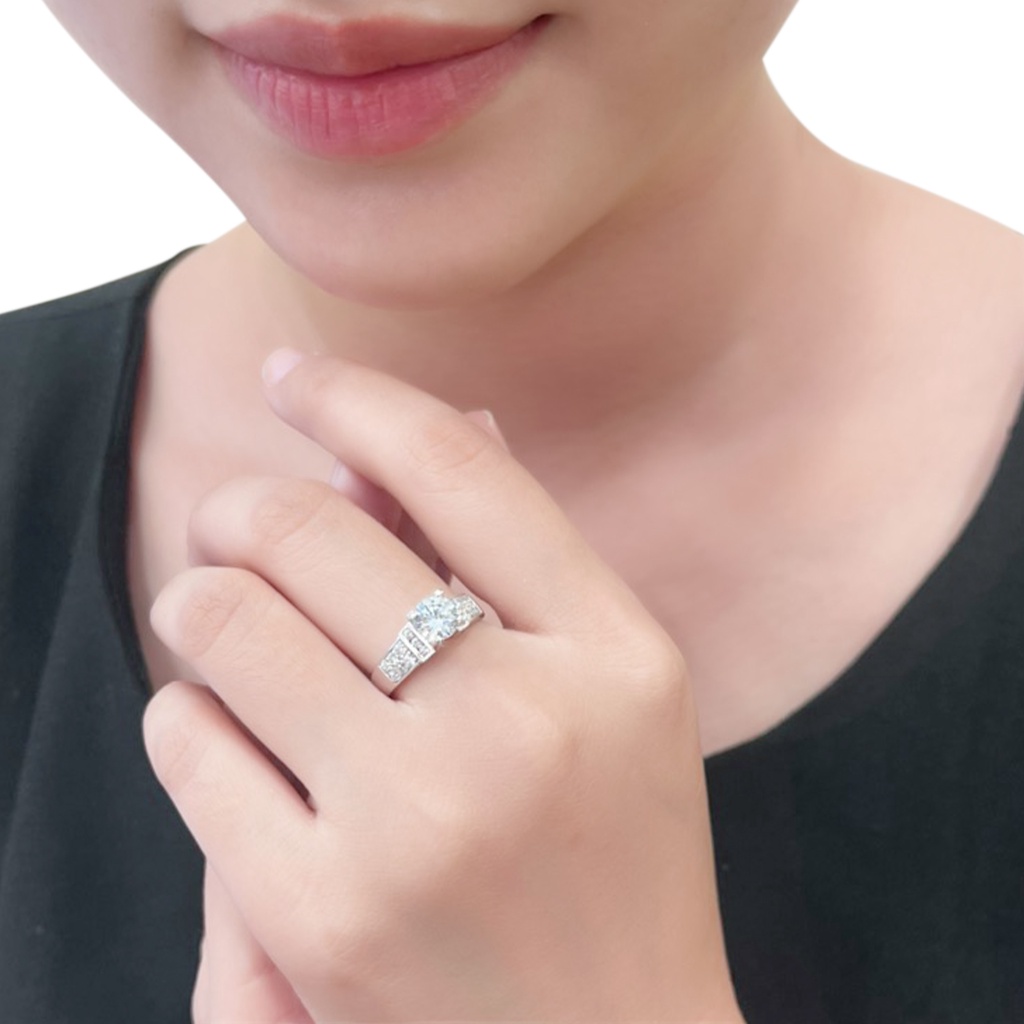 Nhẫn Bạc đính đá CZ PNJSilver XMXMK000155