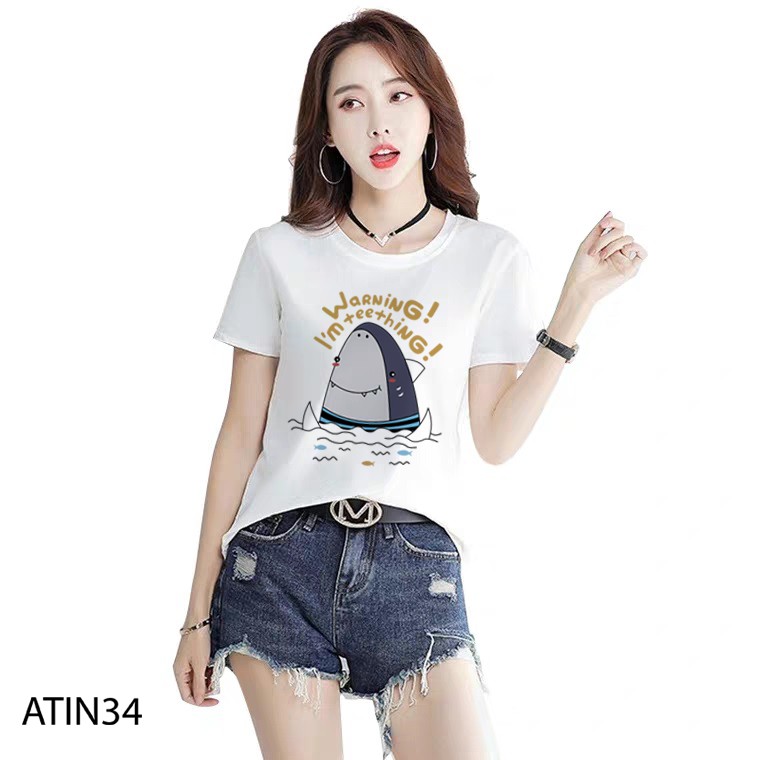 AO THUN IN HÌNH CÁ MẬP ATIN34
