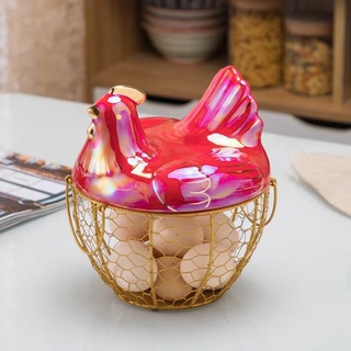 Rổ gà màu sắc đựng đồ khô-Rổ đựng trứng