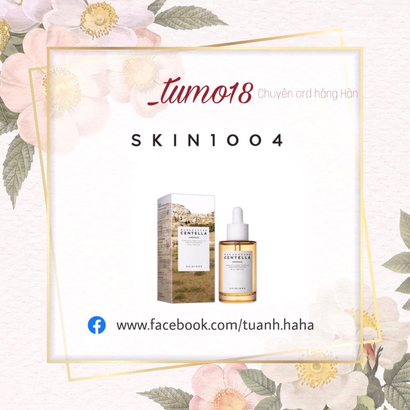 (100ml) Tinh chất làm dịu da rau má Skin1004 Madagascar Centella Ampoule