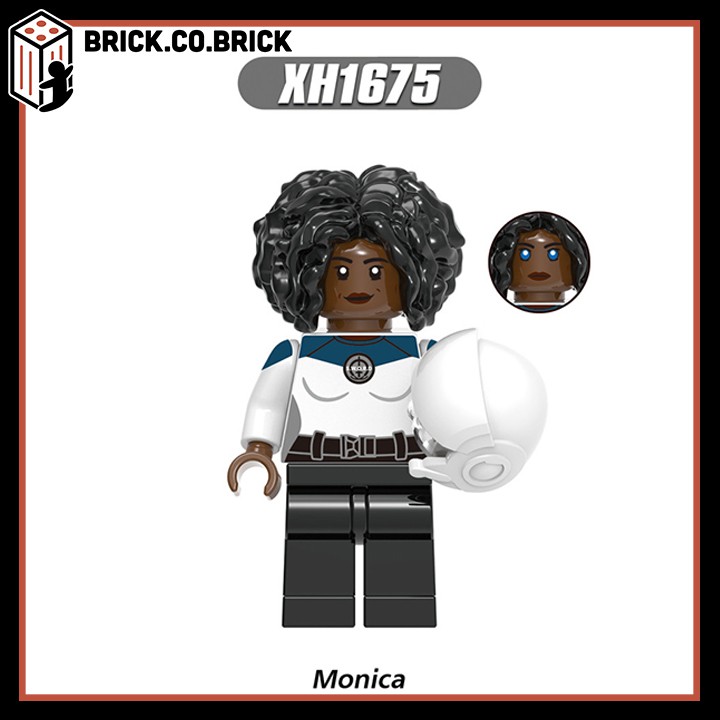 Wandavision Đồ chơi Non Lego Super Hero Siêu anh hùng MCU Comic mô hình Vision Quicksilver Spectrum Agatha X0309