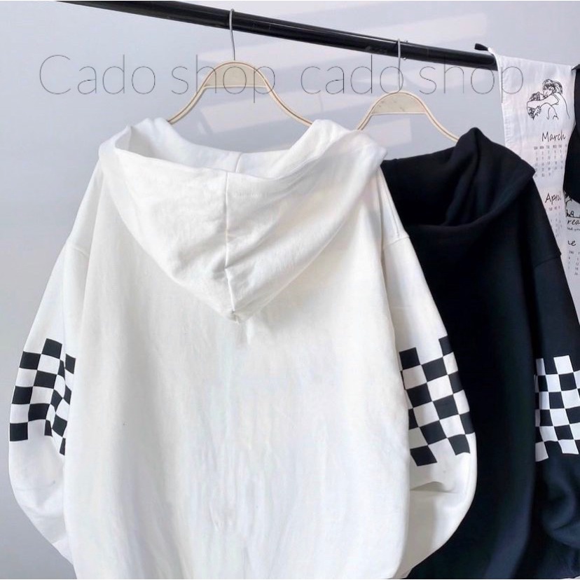 Áo Khoác Nhẹ Nam Nữ UNISEX Tay Phối Caro Vải Nỉ Ngoại Cao Cấp Phong Cách Mới Hot Trend Sành Điệu - CADO FASHION