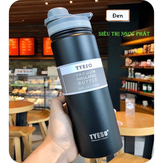 [RẤT XỊN XÒ] Bình giữ nhiệt TYESO_8709B_750ml [HÀNG CHÍNH HÃNG]