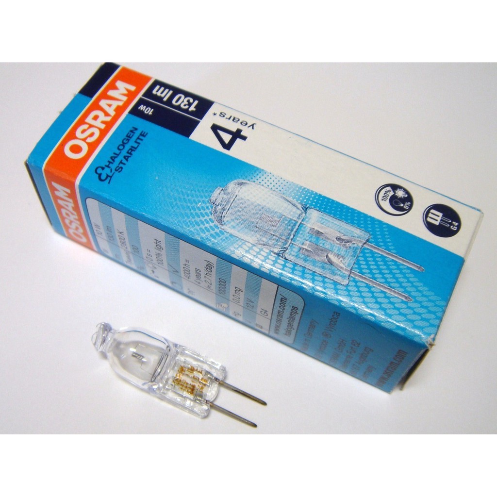 Bóng đèn halogen 12V 10W đui G4 Osram 64415S