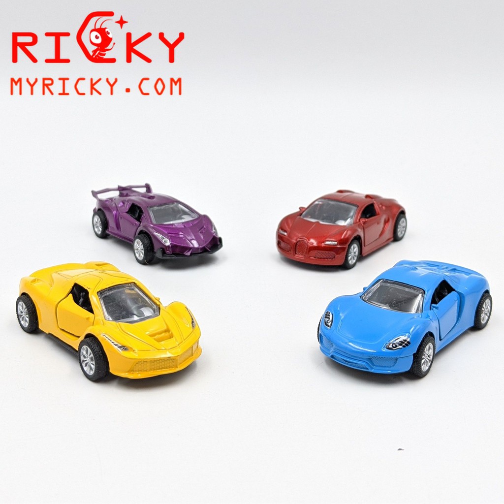 4 IN 1 Bộ xe sắt đóng mở cửa Alloy Models