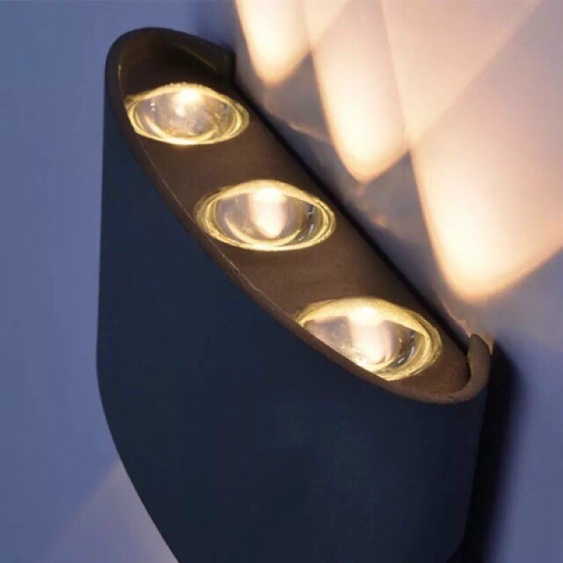 Đèn trang trí hắt tường 2 đầu 6w và 8w chống nước - Anteico lighting