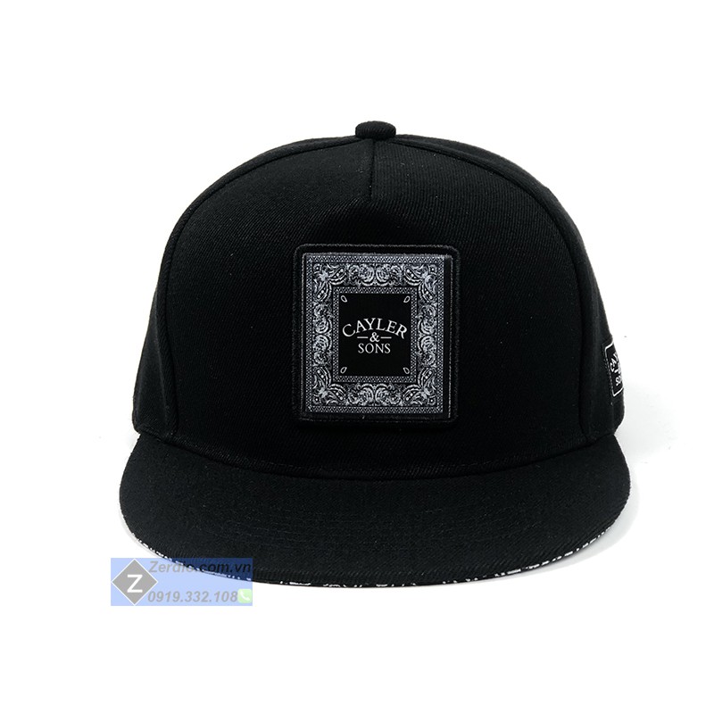 Nón nam nữ Snapback hiphop đen đẹp phong cách cá tính